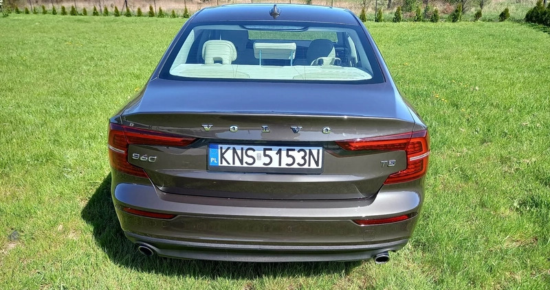 Volvo S60 cena 115500 przebieg: 37866, rok produkcji 2020 z Woźniki małe 121